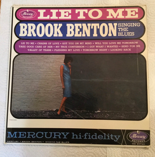Brook Benton - Lie To Me - Brook Benton Singing The Blues - 1962