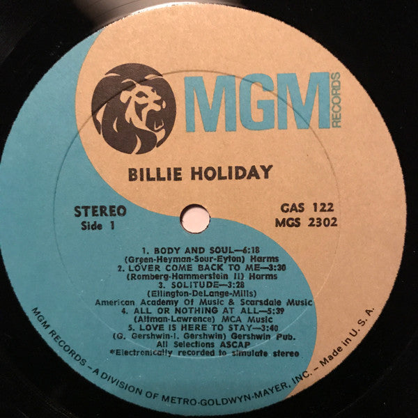 Billie Holiday - Billie Holiday