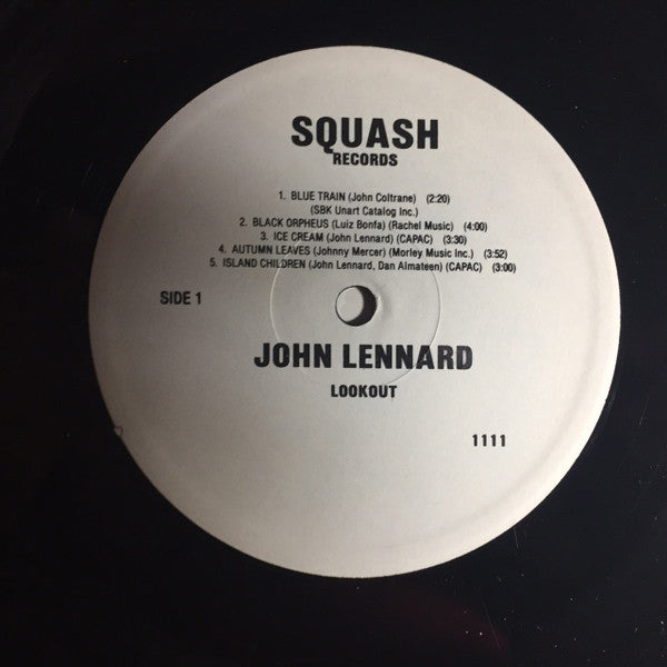 John Lennard - Lookout - 1987