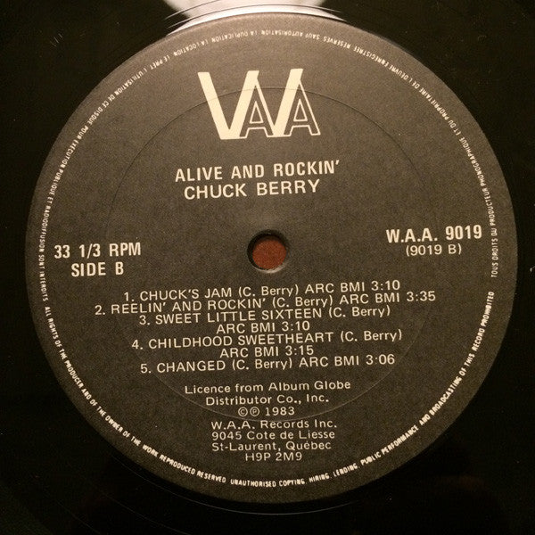 Chuck Berry - Alive And Rockin' - 1983