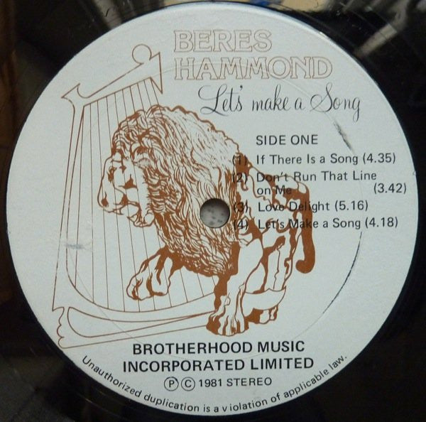 Beres Hammond - Let's Make A Song