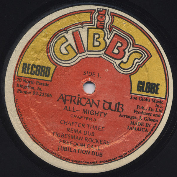 Joe Gibbs & The Professionals - African Dub All-Mighty - Chapter 3 - 1977