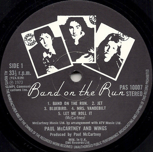 Wings (2) - Band On The Run