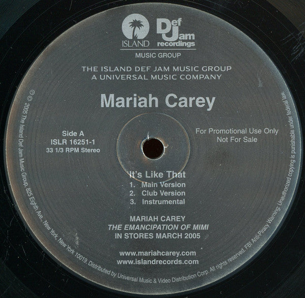 Mariah Carey - It's Like That