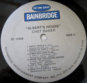 Chet Baker - Albert's House - 1980