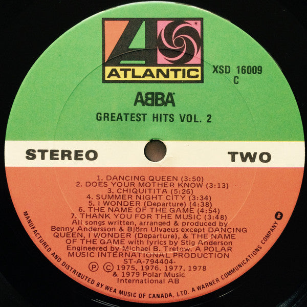 ABBA - Greatest Hits Vol. 2 - 1979