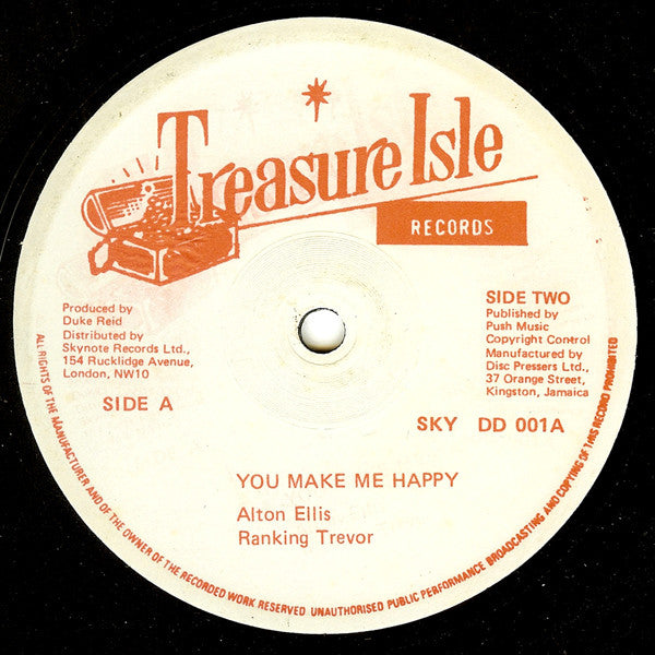 Alton Ellis & Ranking Trevor / Alton Ellis - You Make Me Happy / Baby I Love You - 1977