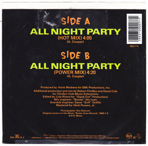 Buster Poindexter - All Night Party