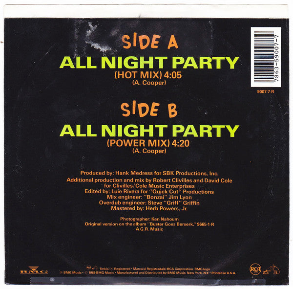 Buster Poindexter - All Night Party