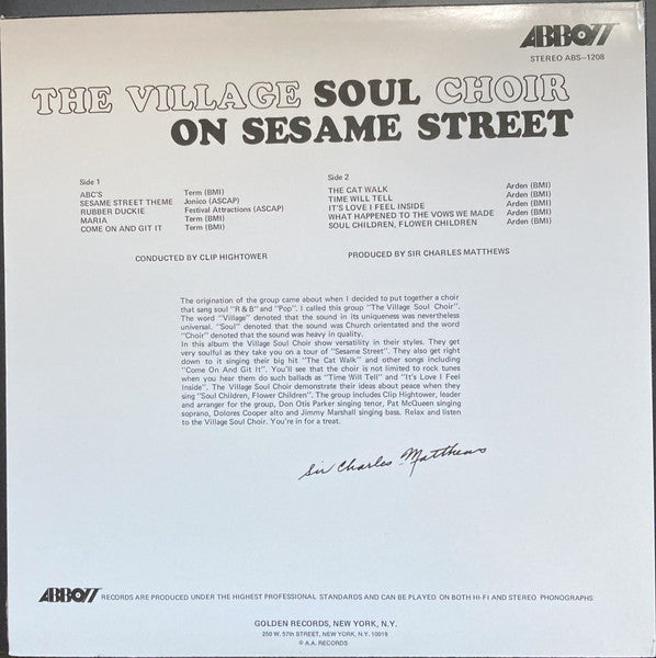 Village Soul Choir, The - Soul Sesame Street -