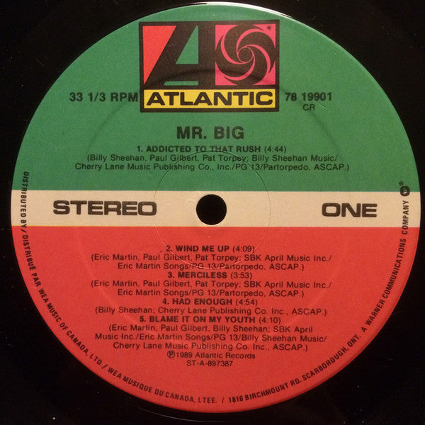 Mr. Big - Mr. Big - 1989