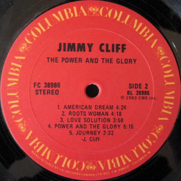 Jimmy Cliff - The Power And The Glory - 1983