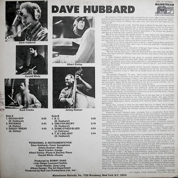 Dave Hubbard - Dave Hubbard - 1971