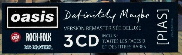Oasis - Definitely Maybe (CD) - 2014