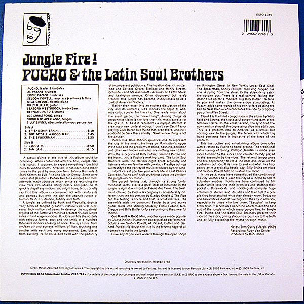 Pucho & The Latin Soul Brothers - Jungle Fire! Vinyl Record