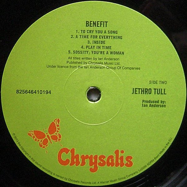 Jethro Tull - Benefit - 2013