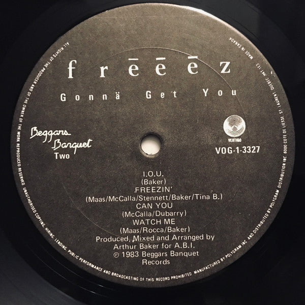 Freeez - Gonna Get You - 1983