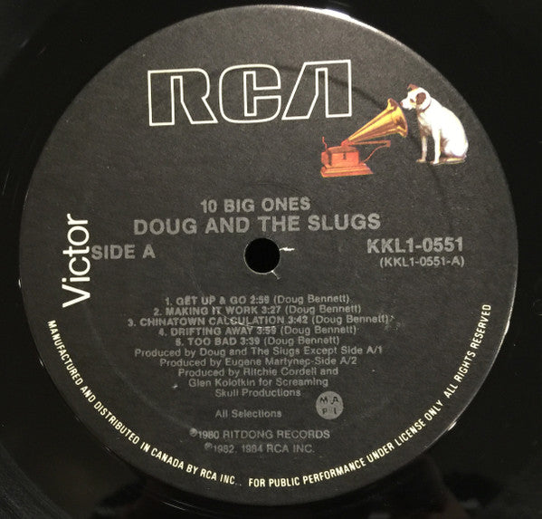 Doug And The Slugs - Ten Big Ones Vinyl Record