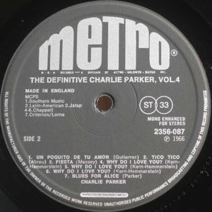 Charlie Parker - The Definitive Charlie Parker Vol. 4