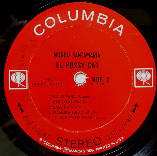 Mongo Santamaria - El Pussy Cat Vinyl Record