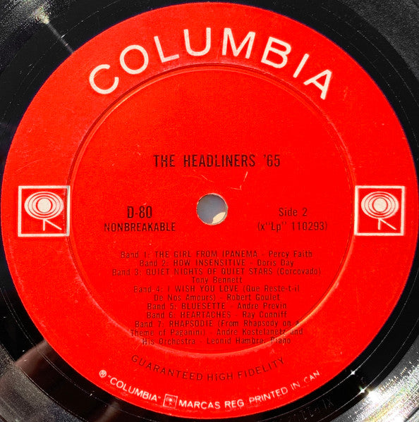 Various - The Headliners '65 - 1965