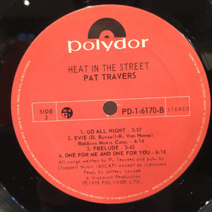 Pat Travers Band - Heat In The Street - 1978