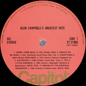 Glen Campbell - Glen Campbells Greatest Hits - 1971