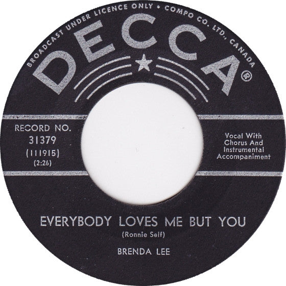 Brenda Lee - Here Comes That Feelin'