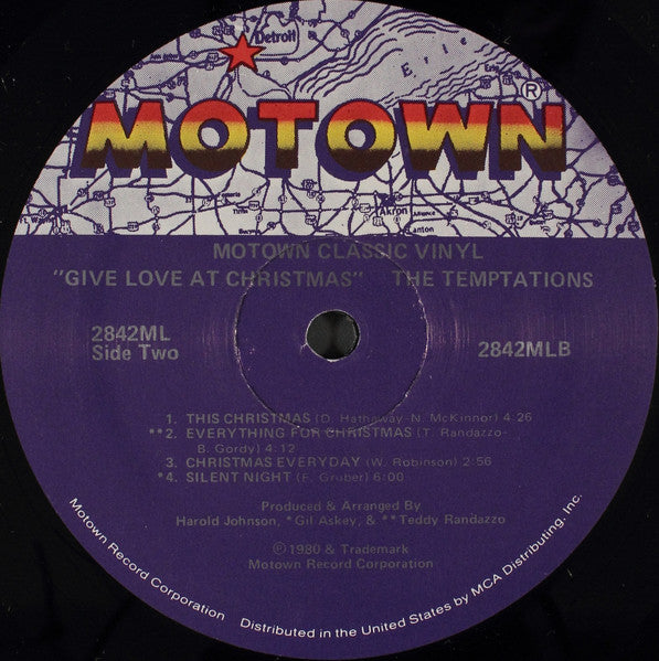 Temptations, The - Give Love At Christmas - 1987