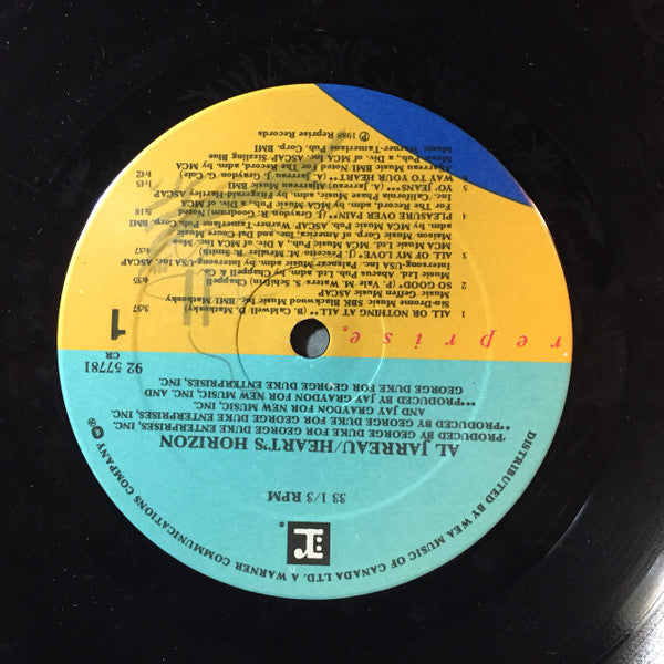 Al Jarreau - Heart's Horizon - 1988