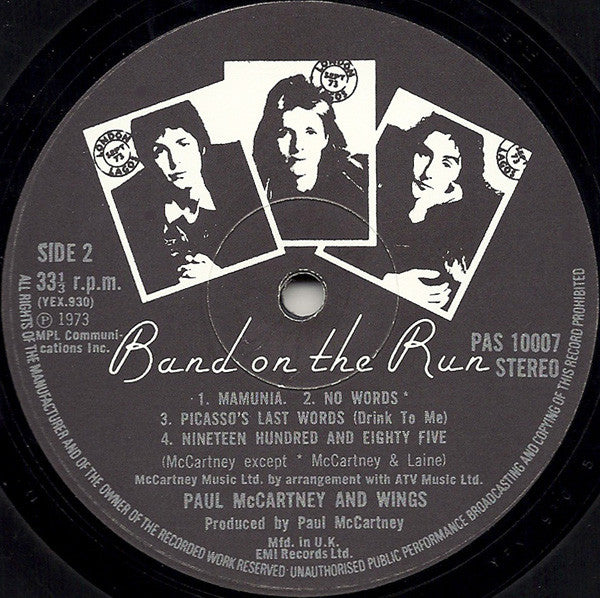 Wings (2) - Band On The Run