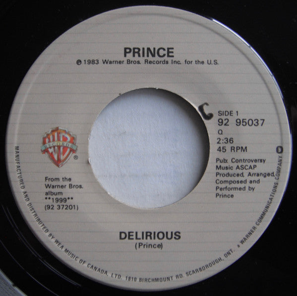 Prince - Delirious - 1983