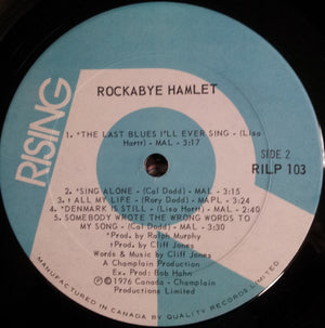 Rory Dodd, Cal Dodd, Lisa Hartt, Cliff Jones (8), Irish Rovers, The - Rockabye Hamlet - 1976