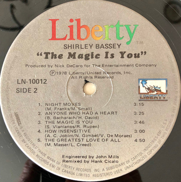 Shirley Bassey - The Magic Is You -