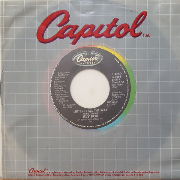 Sly Fox - Let's Go All The Way