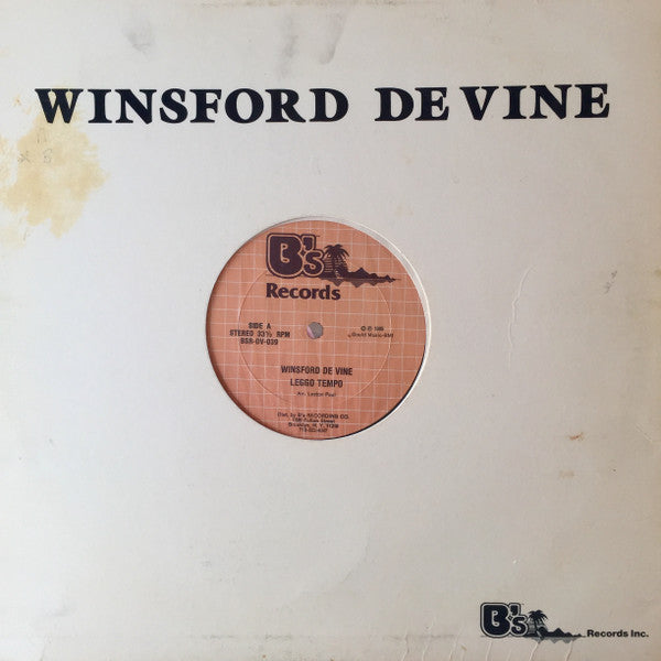 Winsford De Vine - Leggo Tempo / Dance All Night - 1985