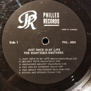 Righteous Brothers, The - Just Once In My Life - 1965