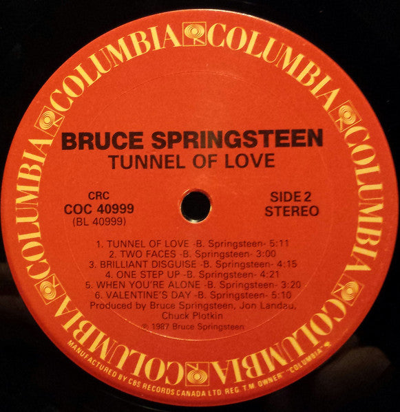 Bruce Springsteen - Tunnel Of Love - 1987