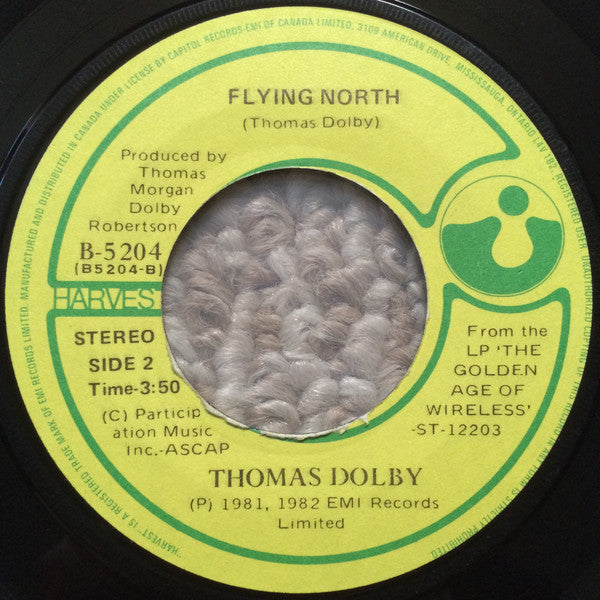 Thomas Dolby - She Blinded Me With Science Vinyl Record