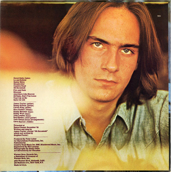 James Taylor  - Sweet Baby James Vinyl Record