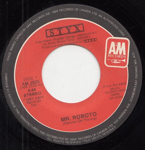 Styx - Mr. Roboto