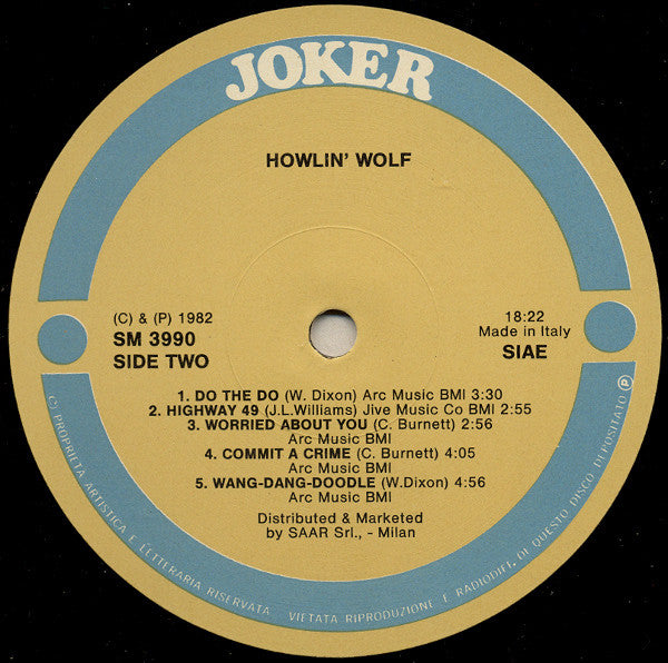 Howlin' Wolf - Red Rooster - 1982