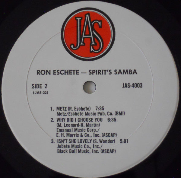 Ron Eschete - Spirit's Samba Vinyl Record