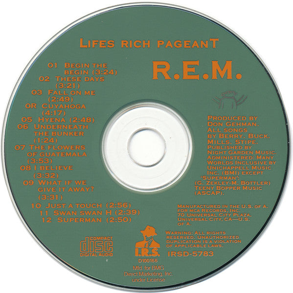 R.E.M. - Lifes Rich Pageant (CD) -