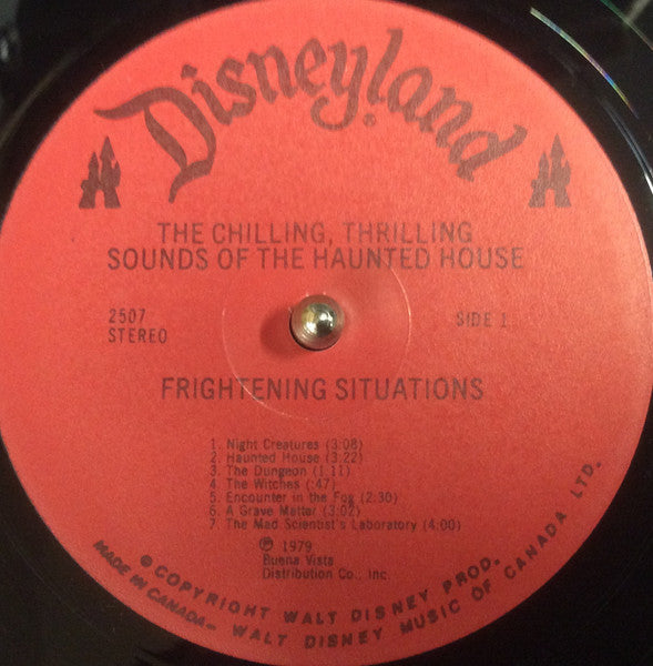 No Artist - Walt Disney Studios' Chilling, Thrilling Sounds Of The Haunted House - 1979