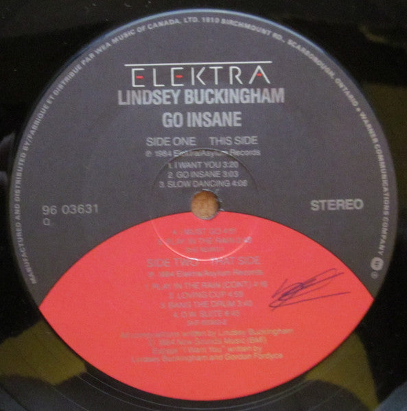 Lindsey Buckingham - Go Insane
