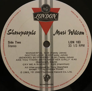 Mari Wilson - Showpeople