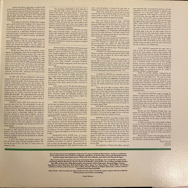 Various - Atlantic Rhythm & Blues 1947-1974 (Volume 6 1966-1969) - 1985