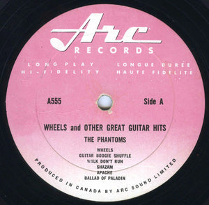 The Phantoms  - Wheels And Other Guitar Hits Vinyl Record