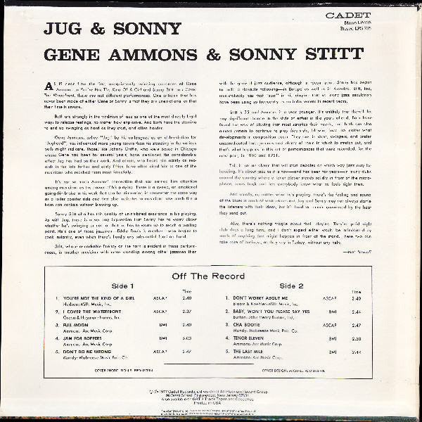 Gene Ammons - Jug & Sonny